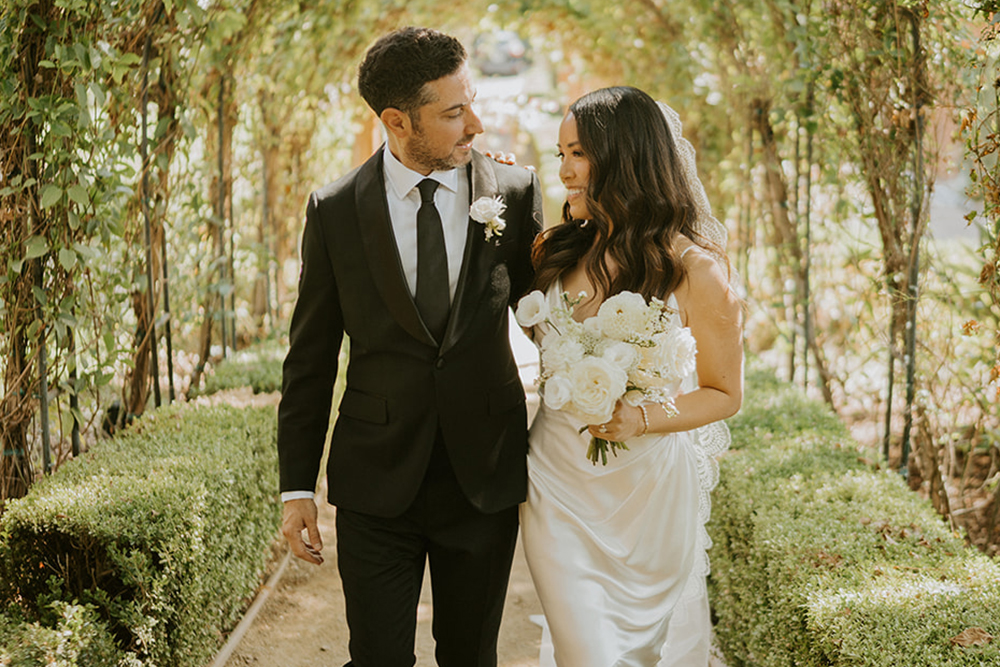 wedding bride and groom