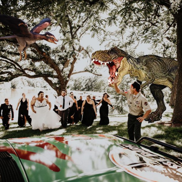 Jurassic Park Themed Wedding